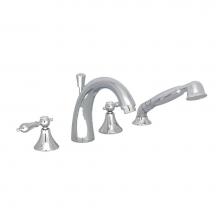 BARiL B18-1421-00-NB - 4-piece deck mount tub filler with hand shower