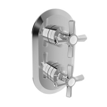 BARiL B20-9522-00-CC-NS - Complete thermostatic pressure balanced shower control valve with 2-way diverter