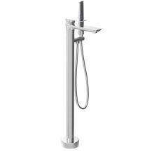 BARiL B45-1100-00-CC-150 - Floor-Mounted Tub Filler With Hand Shower