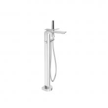 BARiL B56-1100-00-CC-150 - Floor-Mounted Tub Filler With Hand Shower