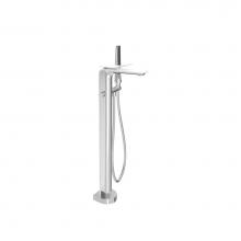 BARiL B56-1100-BH-CB - Floor-mounted tub filler with hand shower