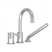 BARiL B66-1369-03-CC-175 - 3-Piece Deck Mount Tub Filler With Hand Shower