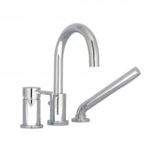 BARiL B66-1369-PB-GG - PRESSURE BALANCED 3-PIECE DECK MOUNT TUB FILLER WITH HAND SHOWER