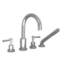 BARiL B77-1461-01-CC-150 - 4-piece deck mount tub filler with hand shower
