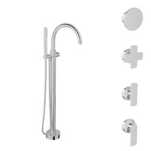 BARiL B80-1101-00-CC-150 - Floor-mounted tub filler with hand shower (without handle)