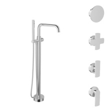 BARiL B80-1102-00-CC-150 - Floor-mounted tub filler with hand shower (without handle)