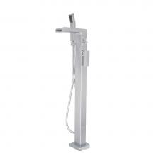 BARiL B95-1100-00-CC-175 - Floor-Mounted Tub Filler With Hand Shower