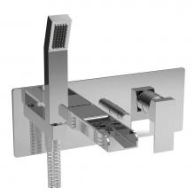 BARiL T95-2001-PB-NN-150 - Trim only for pressure balanced wall-mounted tub faucet with hand shower