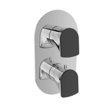 BARiL B56-9531-00-CF - Complete Thermostatic Pressure Balanced Shower Control Valve With 3-Way Diverter (Shared Ports)