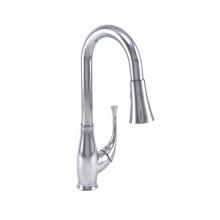 BARiL CUI-1075-02L-CC-150 - Single Hole Kitchen Faucet With 2-Function Pull-Down Spray