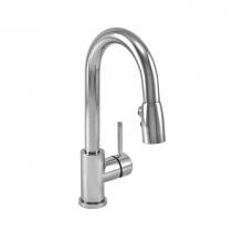 BARiL CUI-2040-02L-CC - Single Hole Bar / Prep Kitchen Faucet With 2-Function Pull-Down Spray