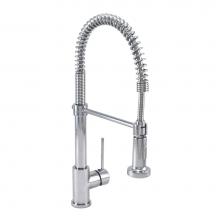 BARiL CUI-9181-47L-CC - Industrial Style Single Hole Kitchen Faucet With 2-Function Spray