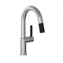 BARiL CUI-9248-02L-SK-150 - Single Hole Kitchen Faucet With 2-Function Pull-Down Spray