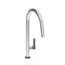 BARiL CUI-9335-02L-CF-150 - High single hole kitchen faucet with 2-function pull-down spray