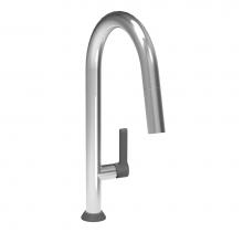 BARiL CUI-9340-02L-CF - High single hole kitchen faucet with 2-function pull-down spray