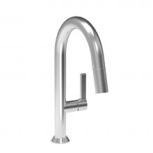 BARiL CUI-9345-02L-CC - Single Hole Bar / Prep Kitchen Faucet With 2-Function Pull-Down Spray
