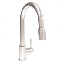 BARiL CUI-9540-09L-YY-175 - Modern single hole kitchen faucet with single lever and 2-function pull-down spray