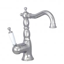 BARiL MON-2600-00L-CB - Antique Style Single Hole Lavatory Faucet, Drain Included