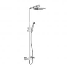 BARiL PRO-1401-00-CC - Complete Thermostatic Shower Kit On Square Pillar