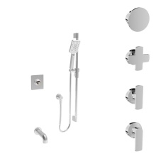 BARiL PRO-2202-80-CC - Complete pressure balanced shower kit (without handle)