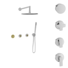 BARiL PRO-3301-80-CC-NS - Complete thermostatic shower kit (non-shared ports)(without handle)