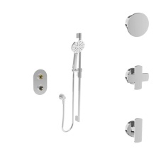 BARiL PRO-4151-80-CC - Complete thermostatic pressure balanced shower kit