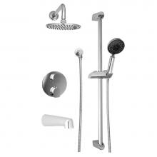 BARiL PRO-4300-45-CC - Complete thermostatic pressure balanced shower kit