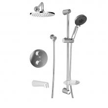 BARiL PRO-4311-66-CC - Complete thermostatic pressure balanced shower kit
