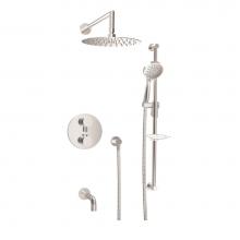 BARiL PRO-4315-66-CC - Complete thermostatic pressure balanced shower kit