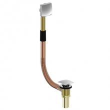 BARiL REN-2008-44-GG - 20'' brass push-button waste and overflow drain