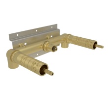 BARiL ROU-8041-00-B - 2 handles wall-mounted lavatory rough - 1/2'' male NPT or welded copper connections