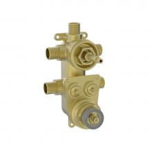 BARiL RVA-9531-00-NS-B - 3-Way Tp Rough (Non-Shared Ports) - 1/2'' Male Npt Or Welded Copper Connections