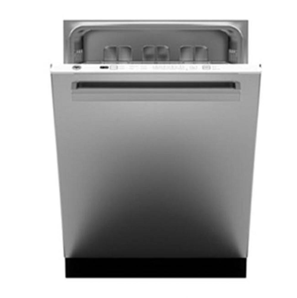 Integrated Dishwasher with 2 Racks, 24'' W, 3 Sprayers, 14 Place Settings Stainless Stee