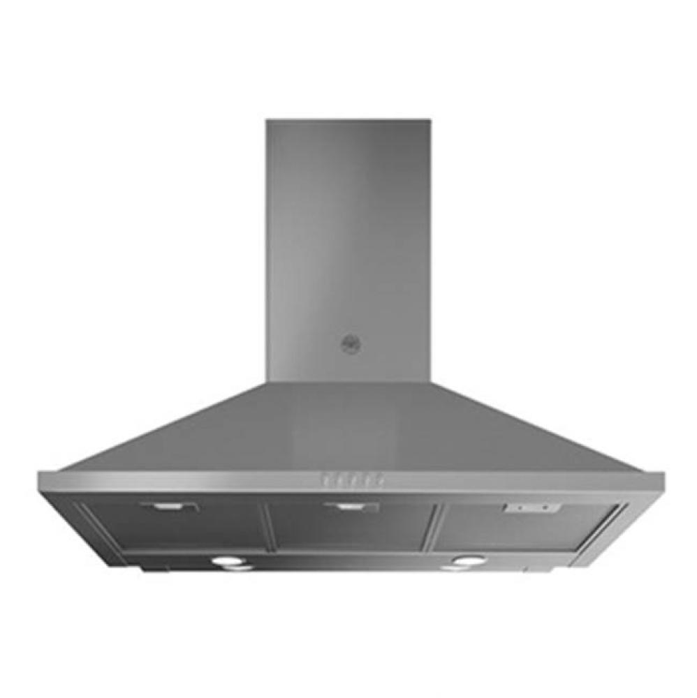 Chimney Hood, 36'', 1 Motor, 600 cfm