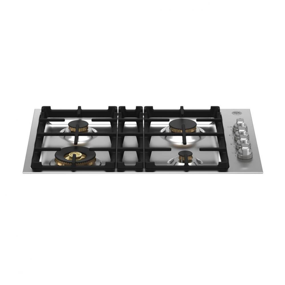 Master Series Drop-In Gas Cooktop, 4 Brass Burners, 30''