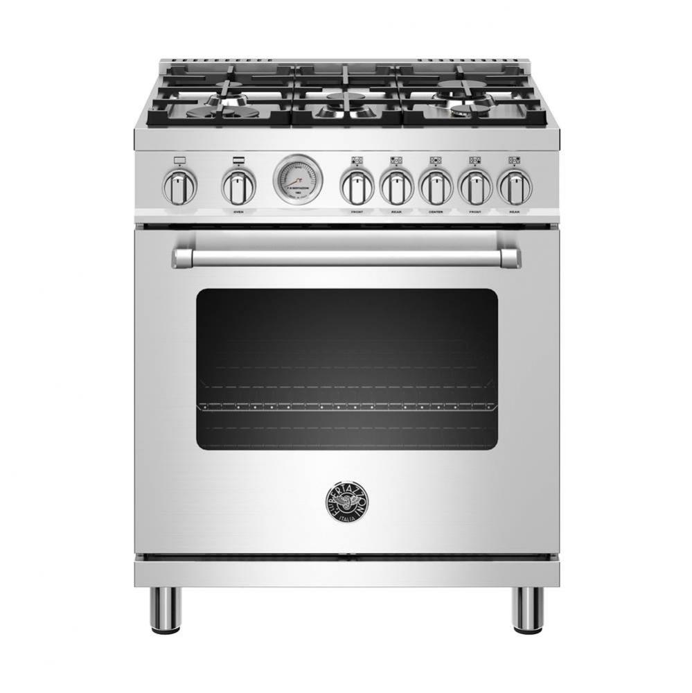 Master Series Range, Gas Oven, 5 Aluminum Burners, 30''