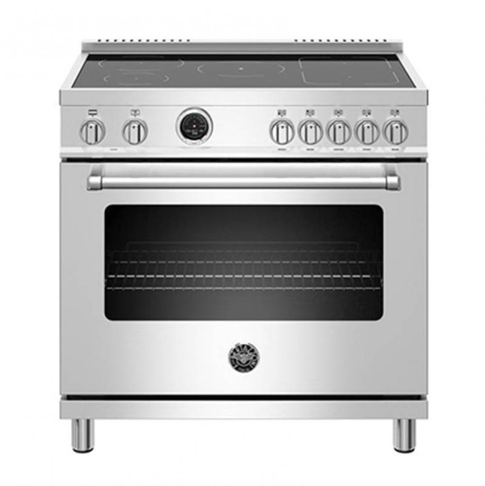 Master Series Range, Electric Self Clean Oven, 5 Induction Zones, 36''