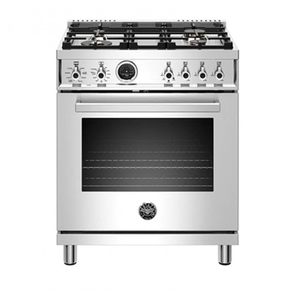 Professional Series Range, Electric Self Clean Oven, 4 Brass Burners, 30''