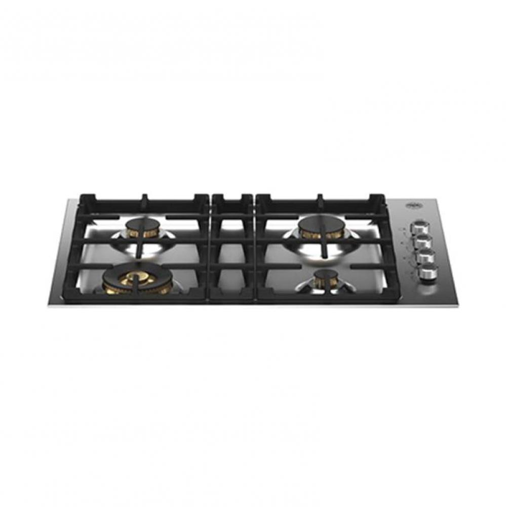 Professional Series Drop-In Gas Cooktop, 4 Brass Burners, 30''