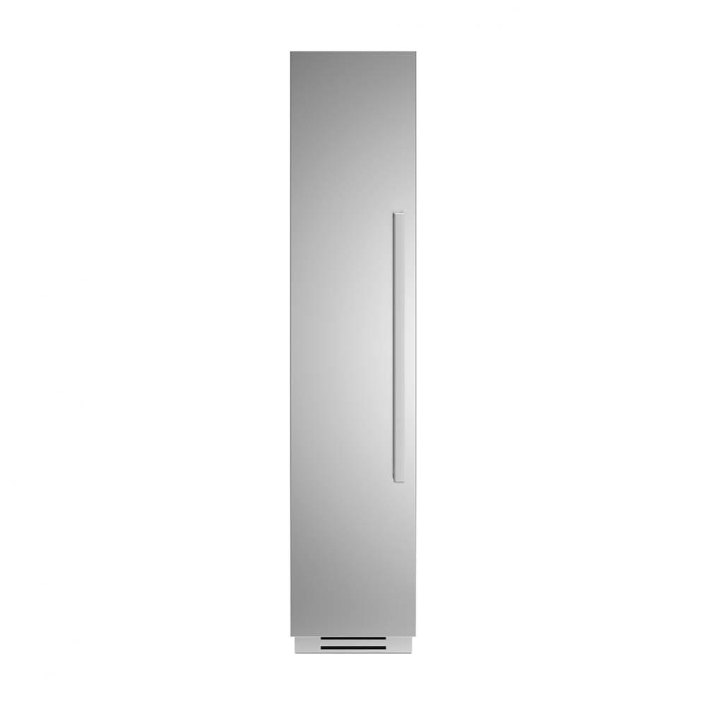 Built-In Freezer Column, 18'', Left Swing Door, Stainless Steel