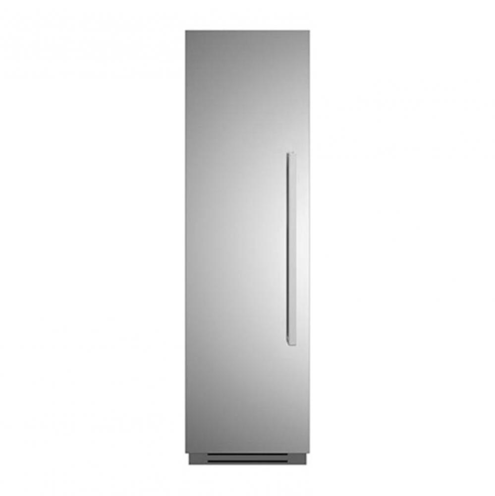 Built-In Freezer Column, 24'', Left Swing Door, Stainless Steel