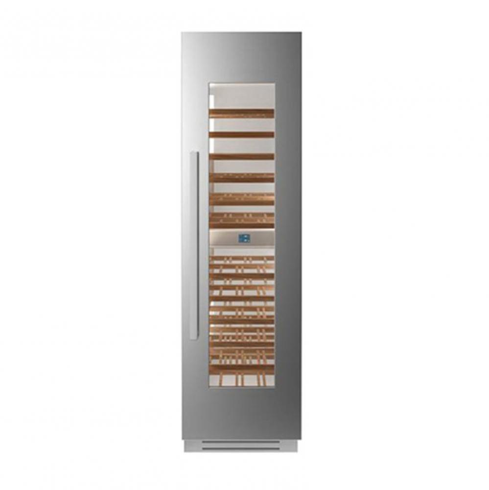 Built-In Wine Cellar Column, 24'', Right Swing Door, Stainless Steel