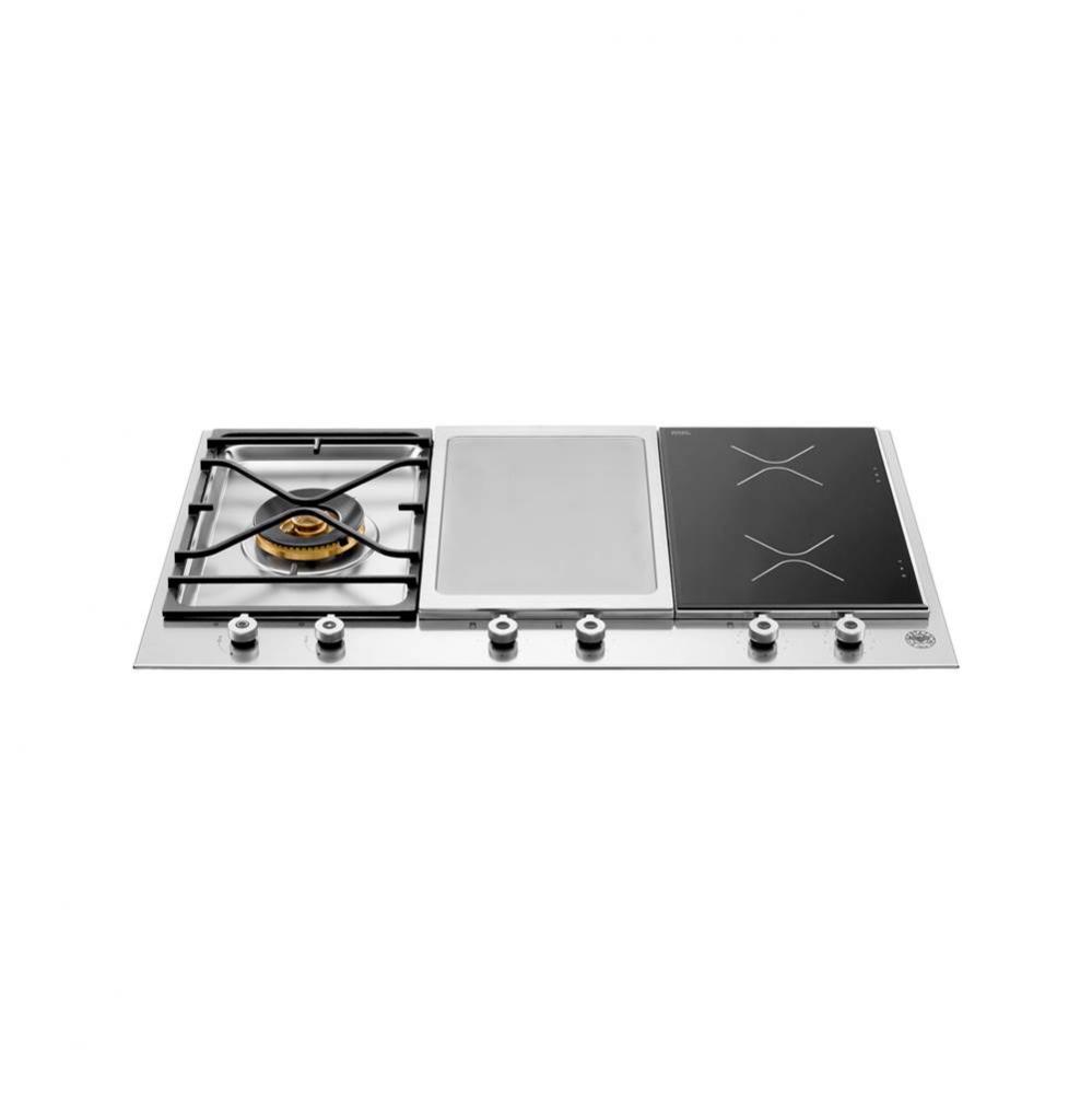 36'' Pro Series Cooktop; 1 Burner - 18K BTU LEFT, Induction, Griddle