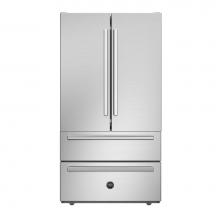 Bertazzoni REF36FDFIXNV - Counter Depth French Door Refrigerator, 36'', Internal Ice Maker