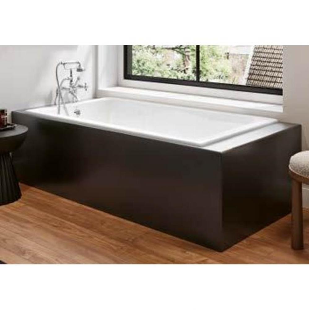 Russell Drop-In Cast Iron Bathtub, 60'', With Feet