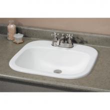 Cheviot Products Canada 1108-WH-4 - IBIZA Drop-In Sink