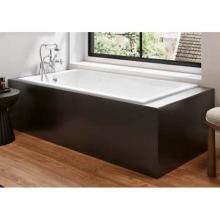 Cheviot Products Canada 2189-WU-FT - Russell Drop-In Cast Iron Bathtub, 60'', With Feet
