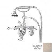 Cheviot Products Canada 5115-CH - 5100 SERIES Wall-Mount Tub Filler - Cross Handles - Metal Accents