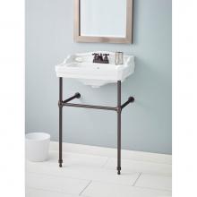 Cheviot Products Canada 553-WH-4/575-AB - ESSEX Console Sink