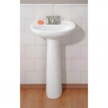 Cheviot Products Canada 613-WH-1 - FIORE Pedestal Sink
